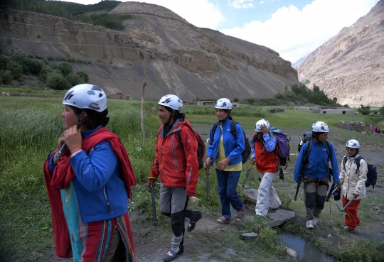 Aksi heroik pendaki wanita Pakistan taklukkan Lembah Hunza