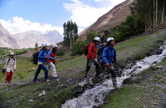 Aksi heroik pendaki wanita Pakistan taklukkan Lembah Hunza