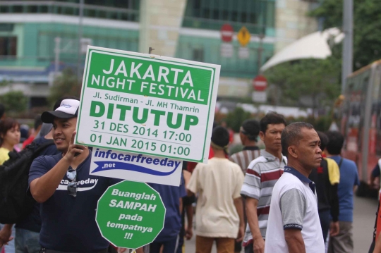 Malam tahun baru, Jalan Sudirman-Thamrin ditutup