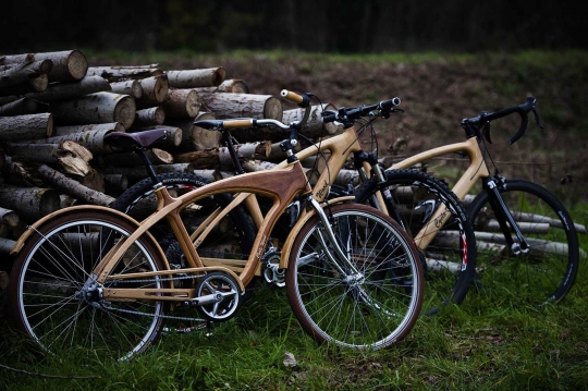 Begini cara Cyclowood bikin sepeda kayu super unik dan mewah