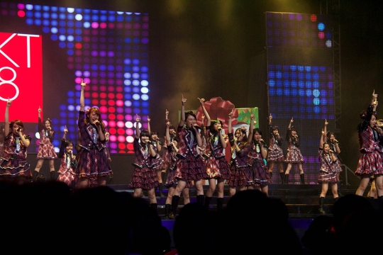 Melihat konser ulang tahun JKT48 ke tiga