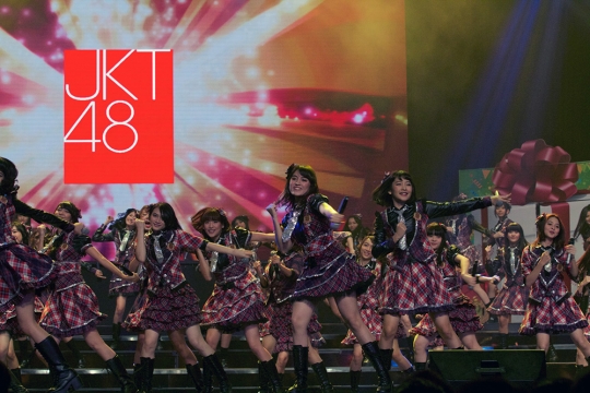 Melihat konser ulang tahun JKT48 ke tiga