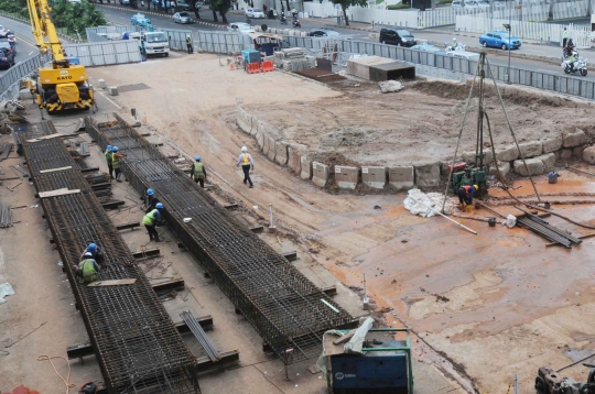 Proyek MRT masuki tahap pembangunan stasiun bawah tanah
