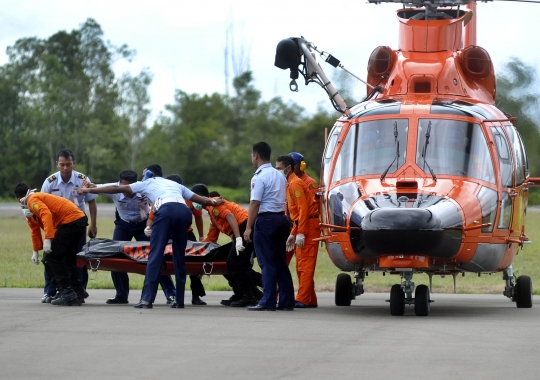 Dua jenazah AirAsia tiba di Bandara Iskandar, Pangkalanbun