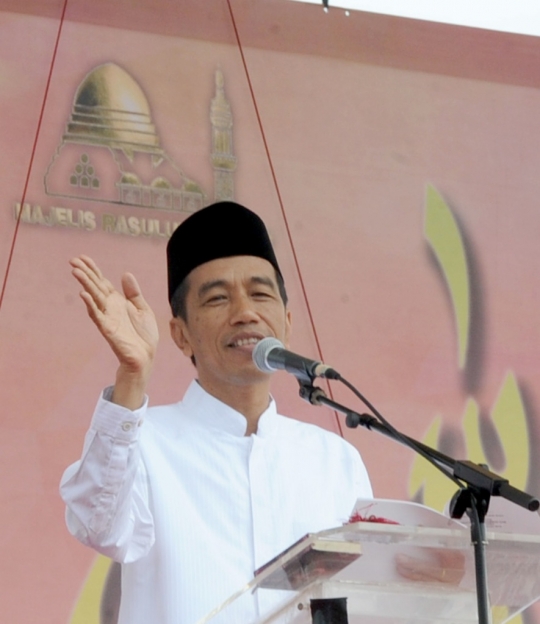 Peringatan Maulid Nabi, Jokowi ceramah di depan ribuan jemaah