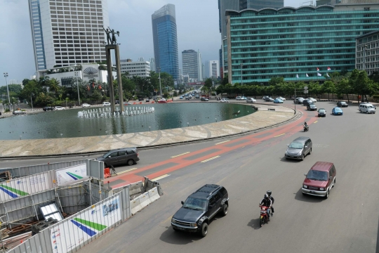 Sepeda motor masih nekat terobos Jalan Thamrin