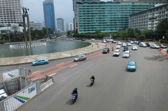 Sepeda motor masih nekat terobos Jalan Thamrin