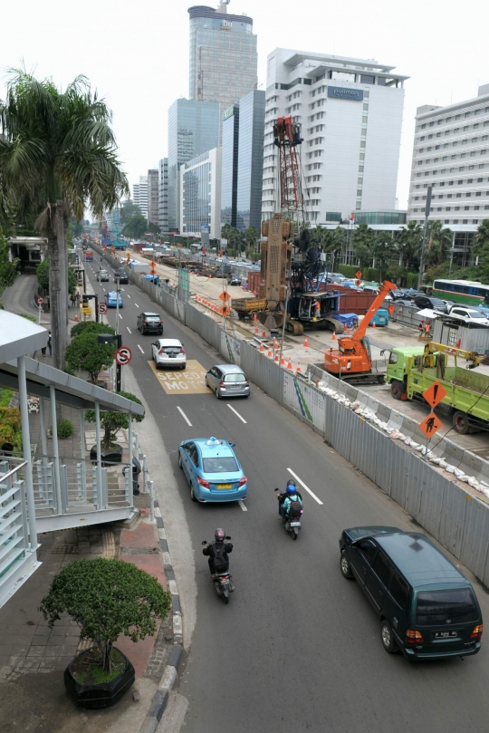 Sepeda motor masih nekat terobos Jalan Thamrin