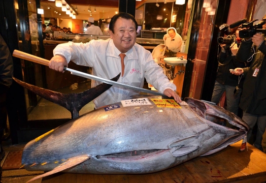 Bos restoran sushi di Tokyo ini beli tuna Bluefin Rp 468 juta