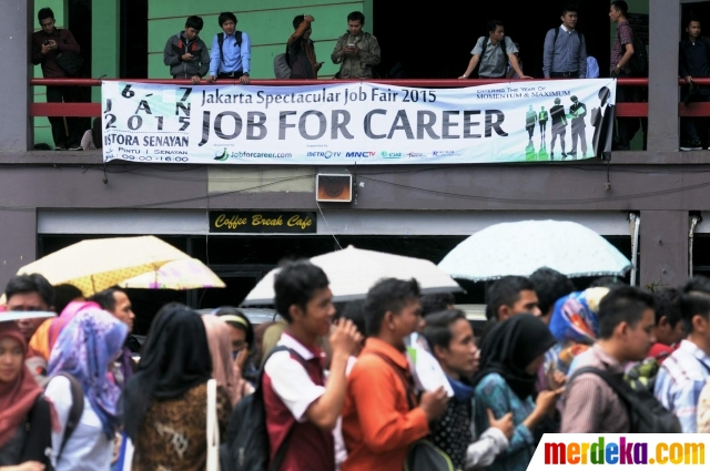 Foto : Ribuan pelamar kerja padati 'Job for Career' di 