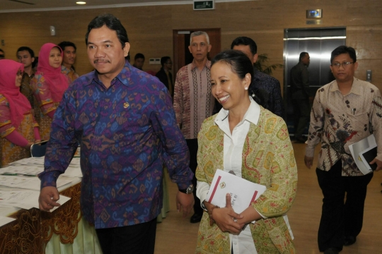 Menteri Rini kumpulkan petinggi BUMN di BPK