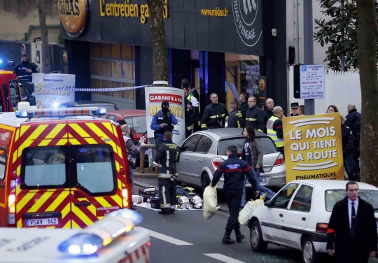 Ini lokasi penembakan polwan hingga tewas di Paris