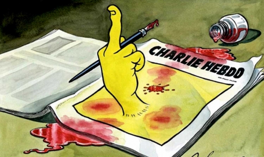 Karikatur-karikatur nyelekit sindir penyerangan Charlie Hebdo