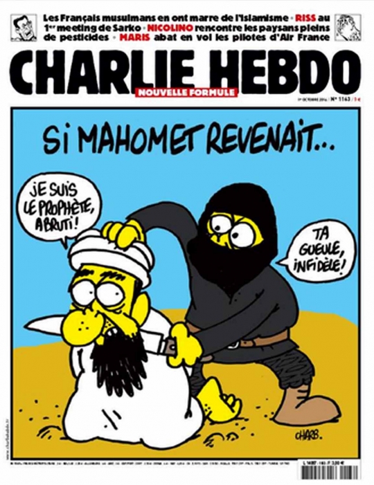 Ini karikatur sindir ekstremis Islam karya Tabloid Charlie Hebdo