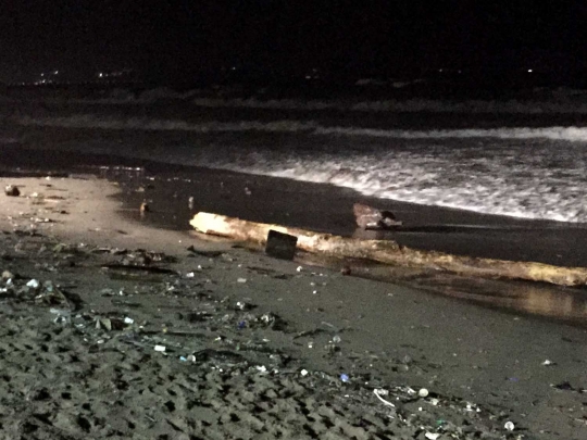 Menengok kotornya Pantai Seminyak Bali