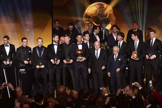 Cristiano Ronaldo raih Ballon d'Or 2014