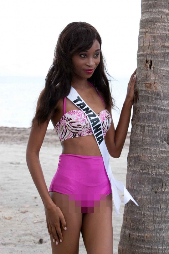 Seksinya kontestan Miss Universe ikuti sesi pemotretan Yamamay
