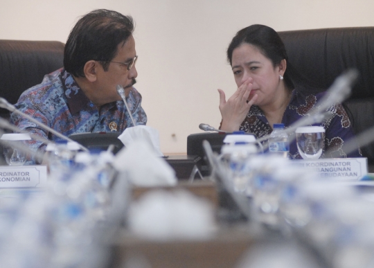 Menteri Puan dan Sofyan Djalil gelar rapat koordinasi bahas BPJS