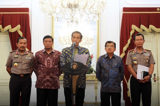 Jokowi tunjuk Komjen Badrodin Haiti sebagai Plt Kapolri