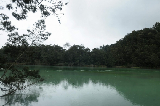 Menikmati keindahan fenomena alam di Telaga Warna Dieng