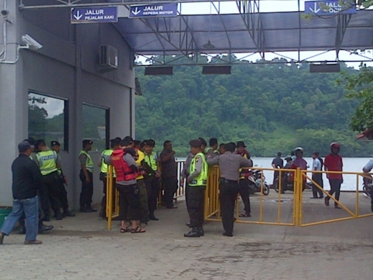 Suasana dermaga Wijaya Pura di Cilacap, jelang eksekusi mati