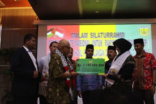 Warga Banda Aceh sumbangkan Rp 1,14 miliar untuk rakyat Palestina