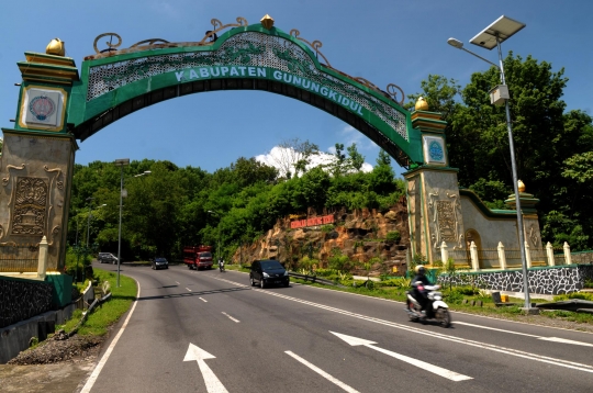 Keindahan alam Gunungkidul iringi perjalanan tim merdeka.com-POI