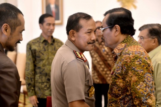 Presiden Jokowi gelar konpers terkait kisruh KPK vs Polri