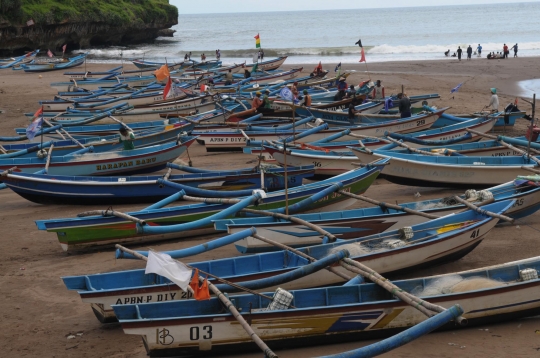 Potret kehidupan nelayan tradisional di Pantai Baron