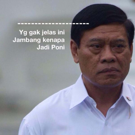 Ini meme-meme pedas sindir Menteri Tedjo bilang rakyat gak jelas