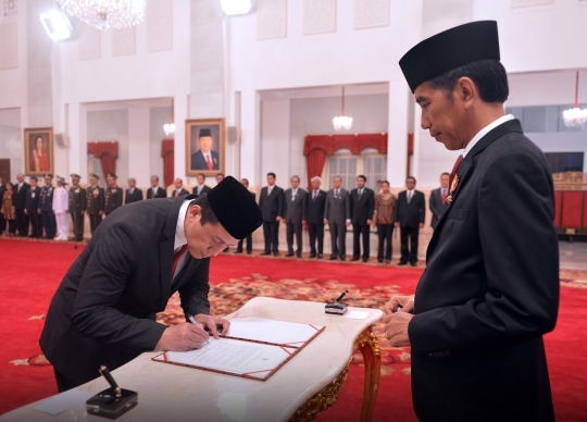 Jokowi lantik Triawan Munaf jadi Kepala Badan Ekonomi Kreatif