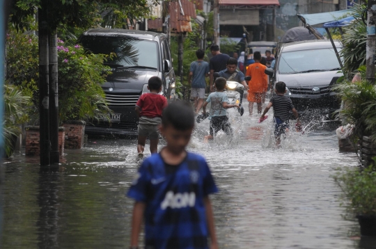 Drainase buruk, kawasan Pramuka sering dilanda banjir