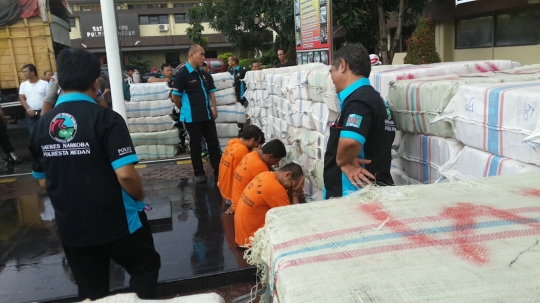 Polda Sumut gagalkan pengiriman ganja 4,2 ton