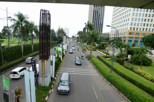 Rusak pemandangan Ibu Kota, tiang monorail segera dibongkar