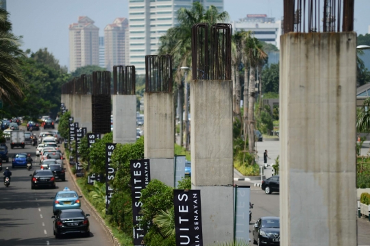 Rusak pemandangan Ibu Kota, tiang monorail segera dibongkar