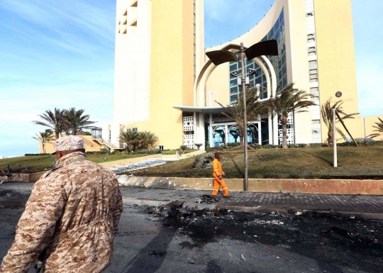 Ini hotel mewah di Libya yang dibombardir militan ISIS