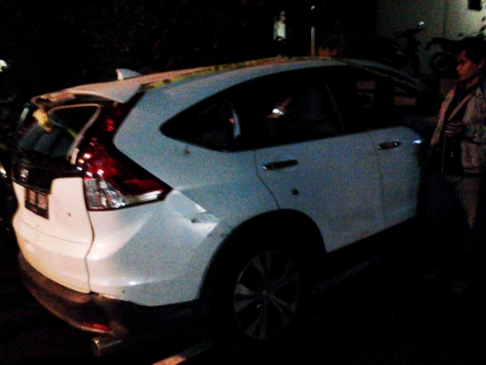 Ini Honda CRV yang dikejar dan ditembaki polisi di Depok