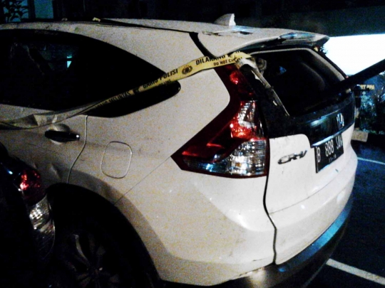 Ini Honda CRV yang dikejar dan ditembaki polisi di Depok