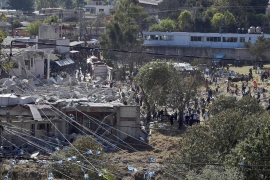 Ledakan truk gas hancurkan rumah sakit di Meksiko, 7 tewas