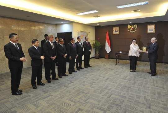 Sertijab Wantimpres pemerintahan Jokowi berlangsung sederhana