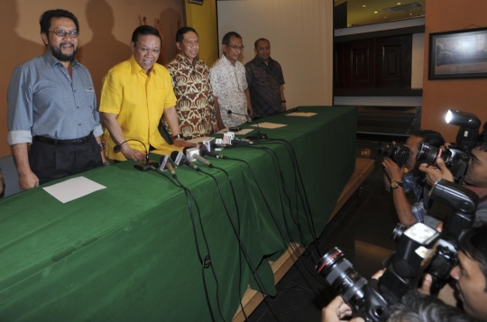 Agung Laksono cs tanggapi putusan PN Jakpus soal kisruh Golkar