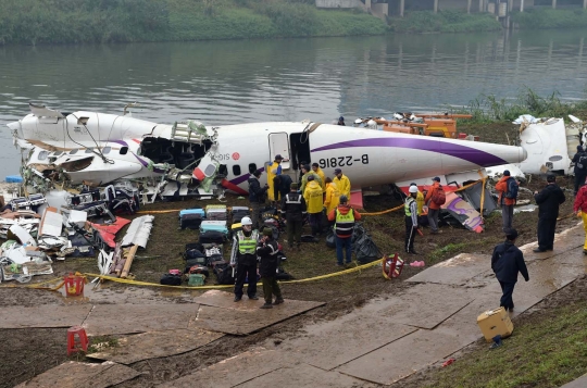 Taiwan kerahkan tim khusus selidiki penyebab kecelakaan TransAsia