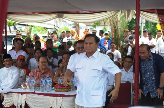 Prabowo letakkan batu pertama pembangunan kantor DPD Gerindra DKI