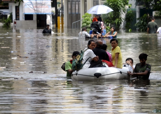 Kawasan Grogol menjadi yang terparah dilanda banjir