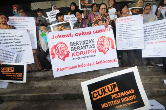 Dukung KPK, aktivis perempuan desak Jokowi ikut berantas korupsi