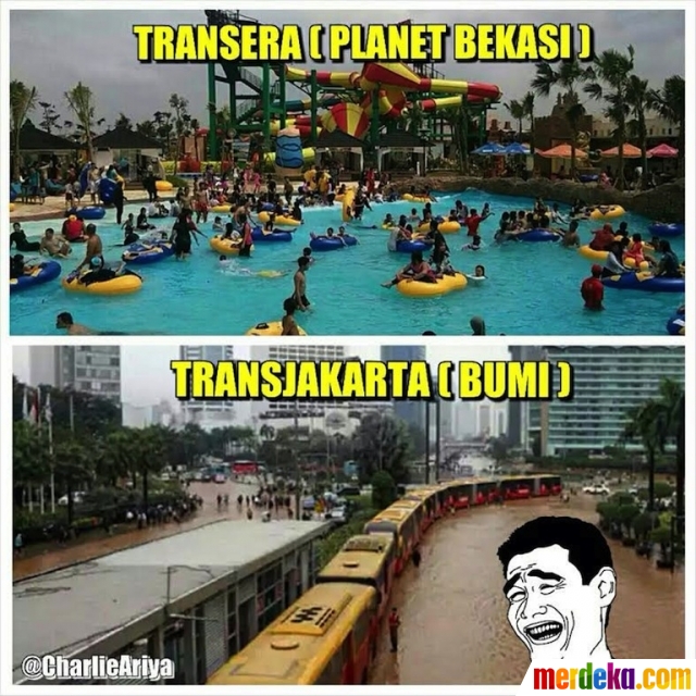 Foto : Pernah diejek, kini Bekasi gantian ngebully Jakarta 