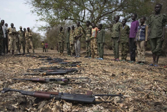 UNICEF bebaskan anak-anak Sudan Selatan yang dipaksa jadi tentara