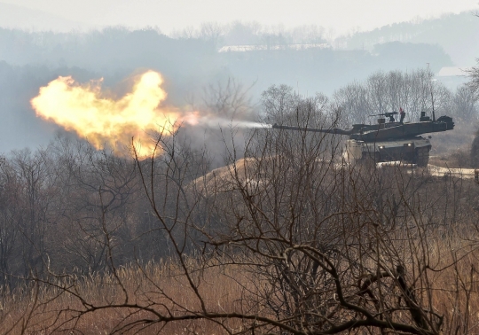 Dentuman meriam tank Korsel di Yangpyeong getarkan Korut