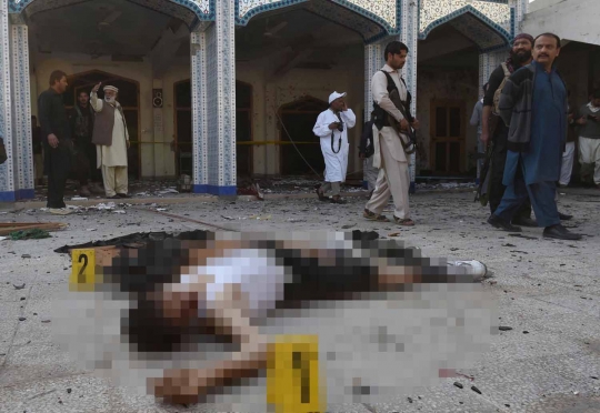 Sadis, masjid di Pakistan dibom saat Jumatan, 18 orang tewas