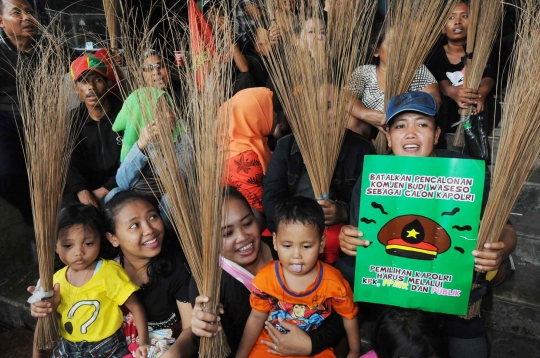 Antusias rakyat berbondong dukung KPK dan tolak pencalonan BG